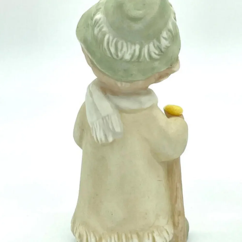 Vintage HOMCO Christmas Nativity Set Porcelain Children 4 Piece‎ Set 5502